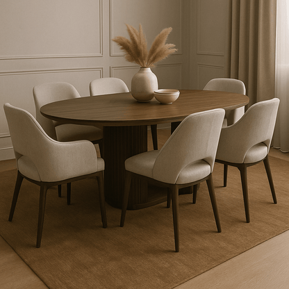 Tapis en bouleau | Laine de luxe tissée à la main