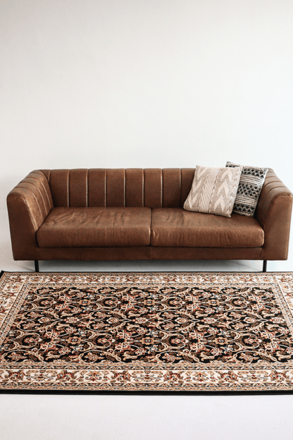 Tapis floral noir | Iranshar | Série Royal Persian