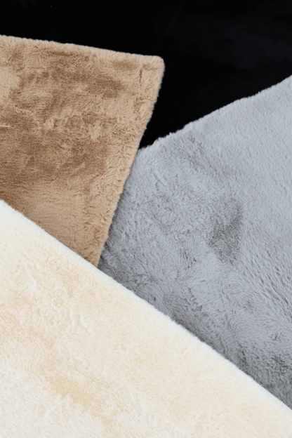 Tapis noir anthracite | Série Cloud Fur