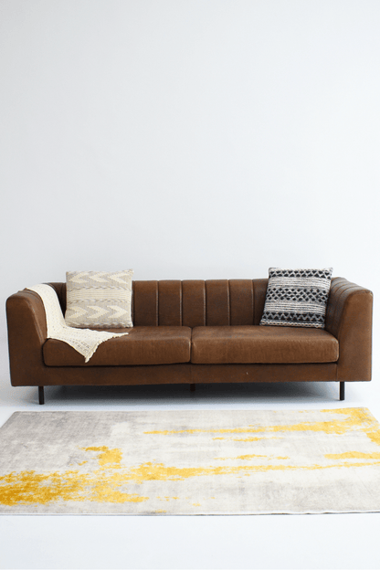 Tapis Gold Splash | Moderne | Série Polyfibre Cachemire