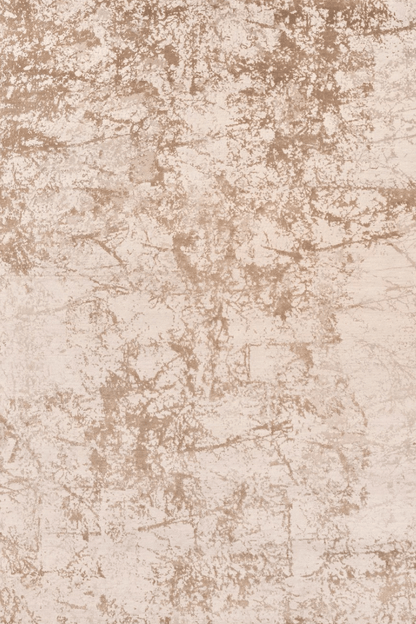 Tapis en marbre doré | Laine et soie de luxe, noué à la main