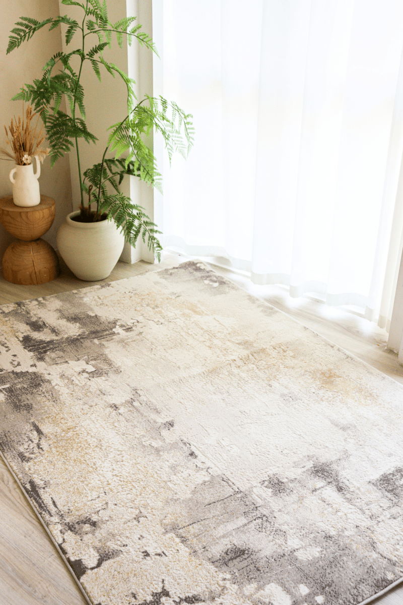 Tapis de luxe Grey Oasis | Série Carlton Modern