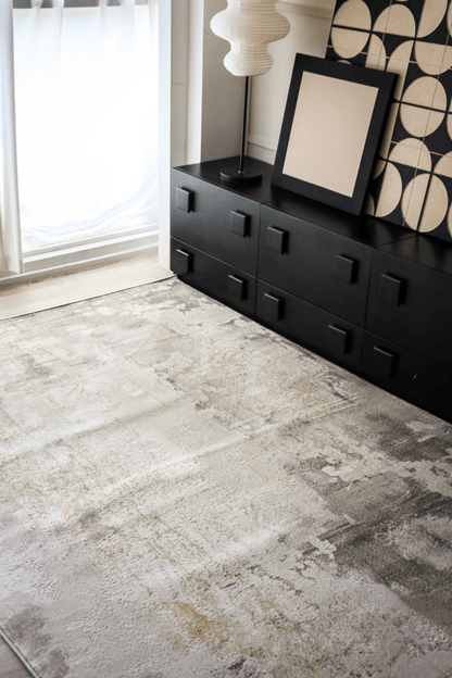 Tapis de luxe Grey Oasis | Série Carlton Modern