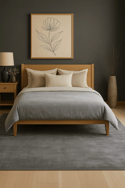 Pierre grise tissée à la main en 100 % TENCEL™