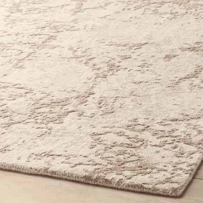 Tapis en marbre Greystone | Laine et soie de luxe, noué à la main