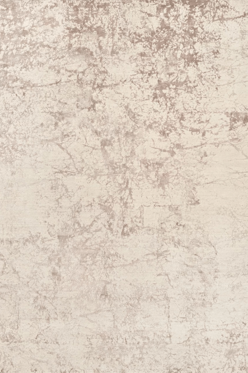 Tapis en marbre Greystone | Laine et soie de luxe, noué à la main