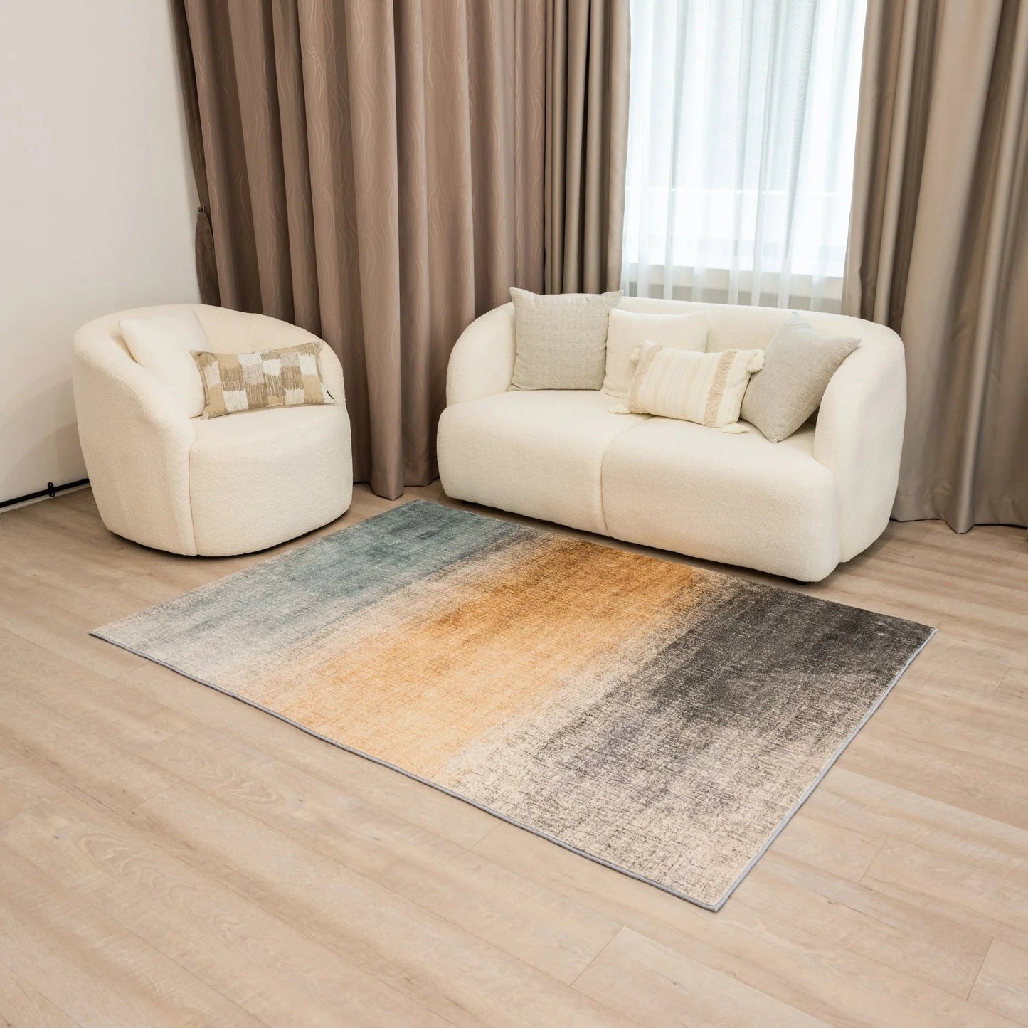 Tapis Ombre Sands | Moderne | Série Polyfibre Cachemire