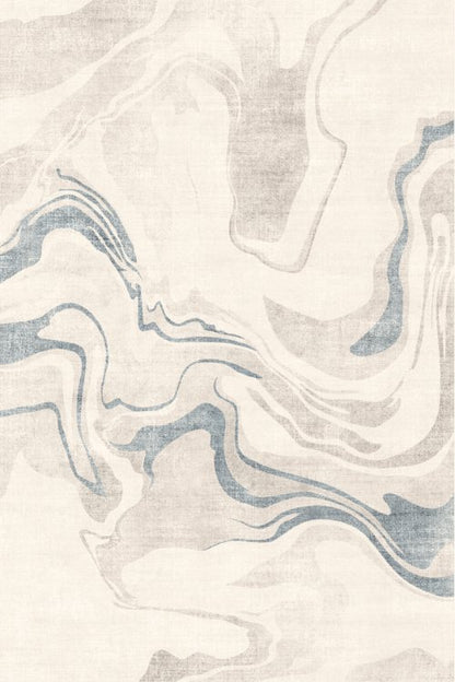 Tapis Water Flow | Moderne | Série Polyfibre Cachemire