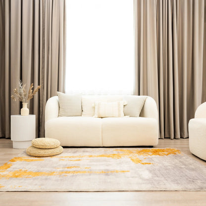 Tapis Gold Splash | Moderne | Série Polyfibre Cachemire