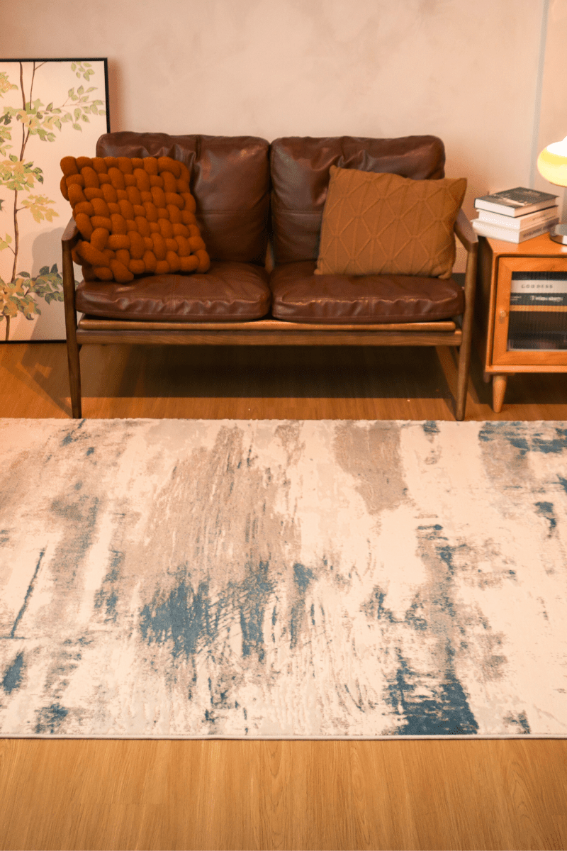 Tapis de luxe Oceanic Whispers | Série Carlton Modern
