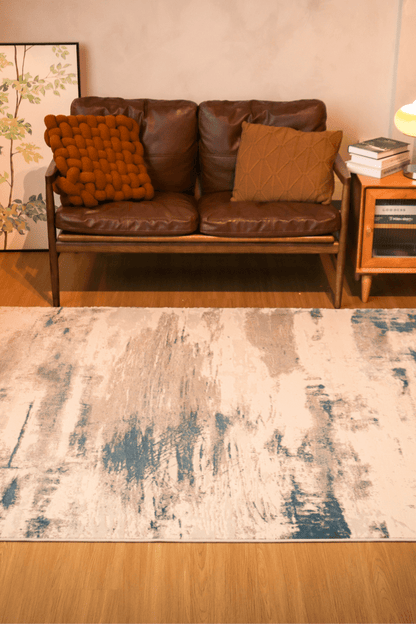 Tapis de luxe Oceanic Whispers | Série Carlton Modern