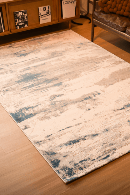 Tapis de luxe Oceanic Whispers | Série Carlton Modern