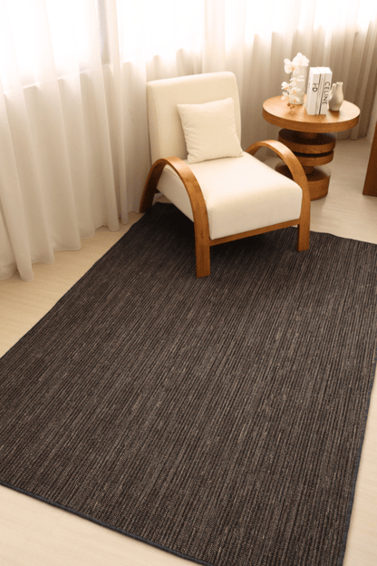 Moquette bouclée multicolore Oxford bleu et noyer | Série Earth