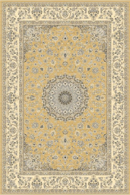 Tapis Médaillon d'Or | Persan | Série Polyfibre Cachemire