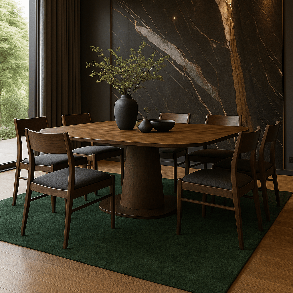 Tapis en pin | Laine de luxe tissée à la main