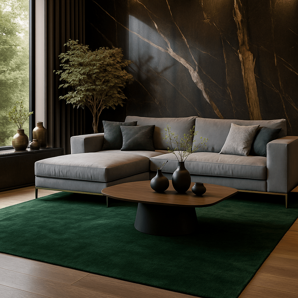 Tapis en pin | Laine de luxe tissée à la main