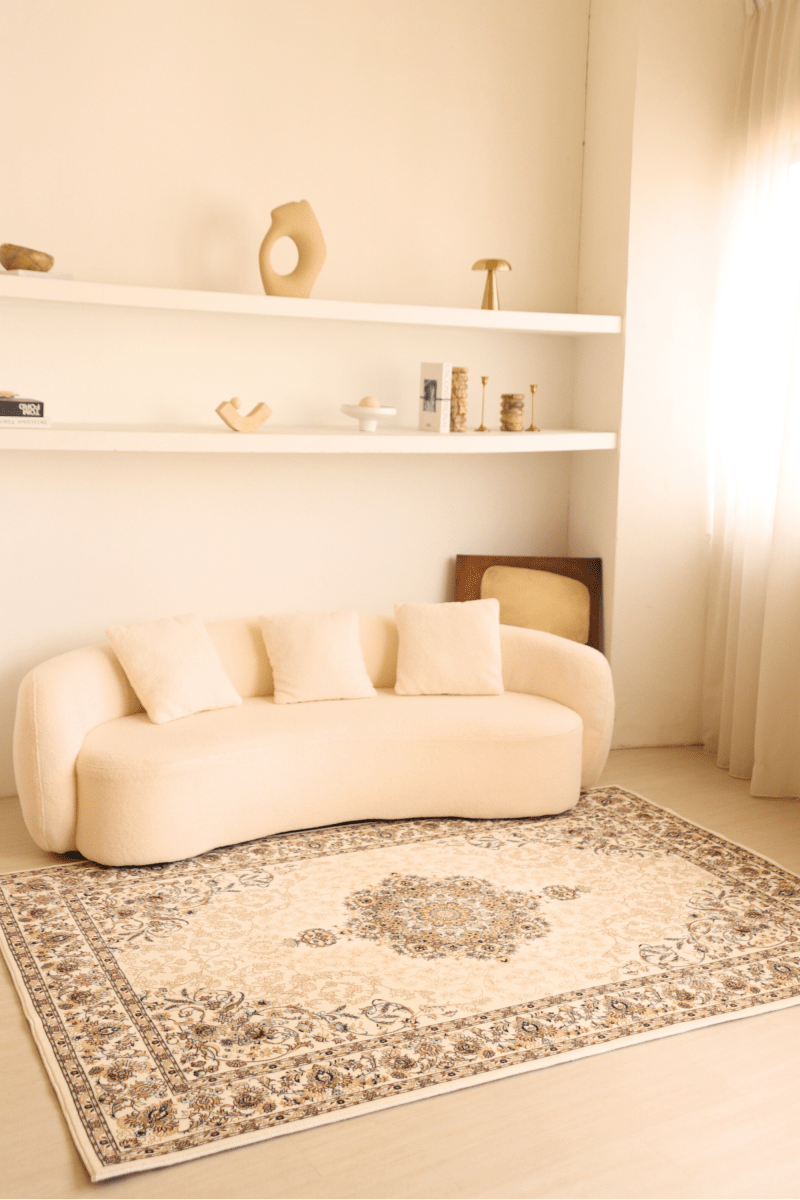 Tapis Royal Ivory | Persan | Série Polyfibre Cachemire