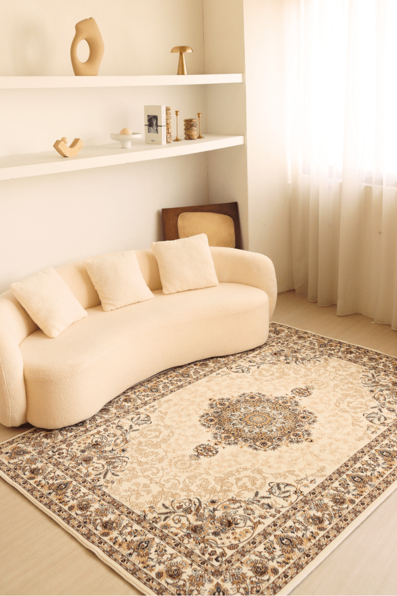 Tapis Royal Ivory | Persan | Série Polyfibre Cachemire