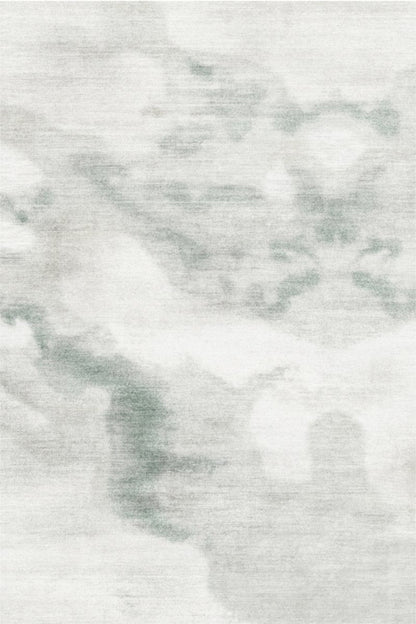 Tapis Sage Green Mist | Moderne | Série Polyfibre Cashmere