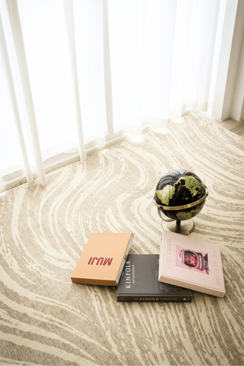 Tapis Sand Waves | Scandinave | Série Polyfibre Cachemire