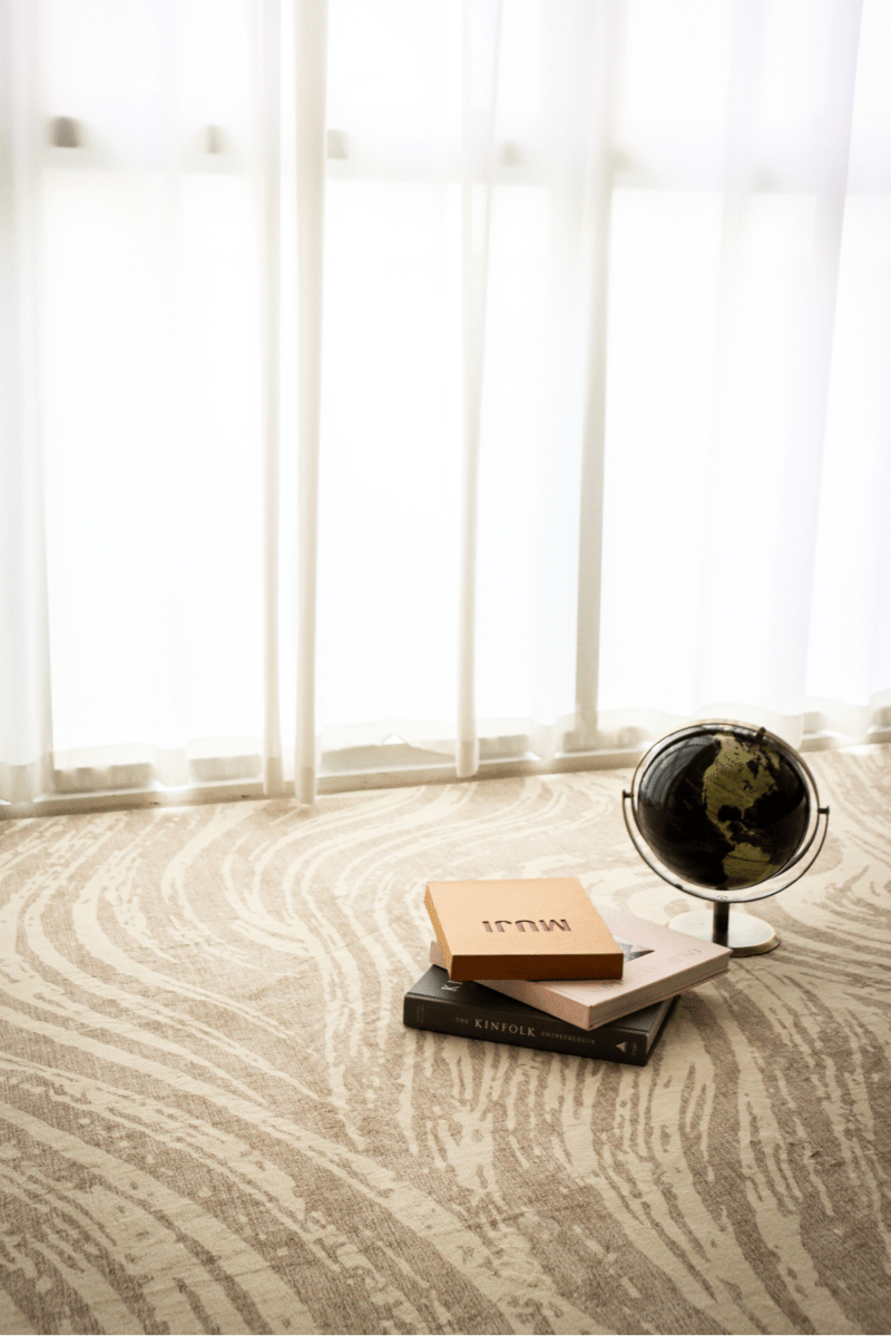 Tapis Sand Waves | Scandinave | Série Polyfibre Cachemire