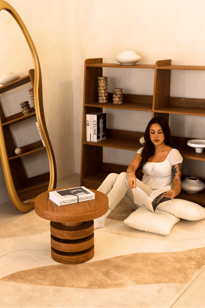 Tapis Sandstone Waves | Scandinave | Série Polyfibre Cachemire