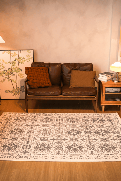 Tapis floral vintage | Série Wilton Dyed