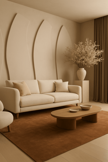 Bois de noyer tissé à la main en 100 % TENCEL™