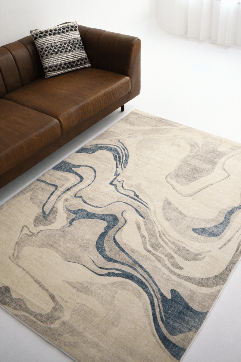 Tapis Water Flow | Moderne | Série Polyfibre Cachemire