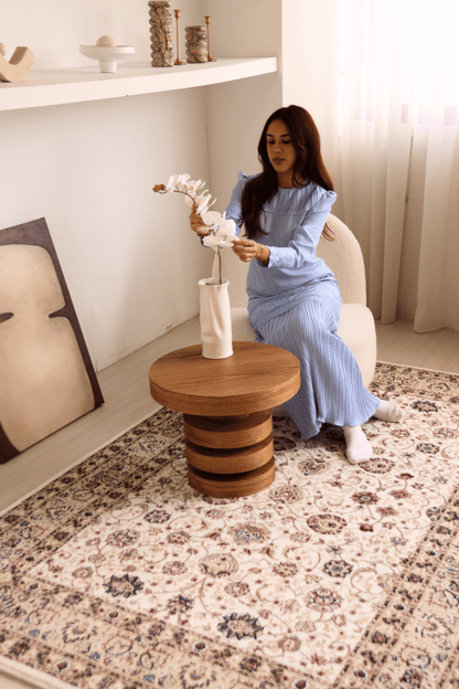 Tapis de jardin blanc | Al Safa | Série Royal Persian