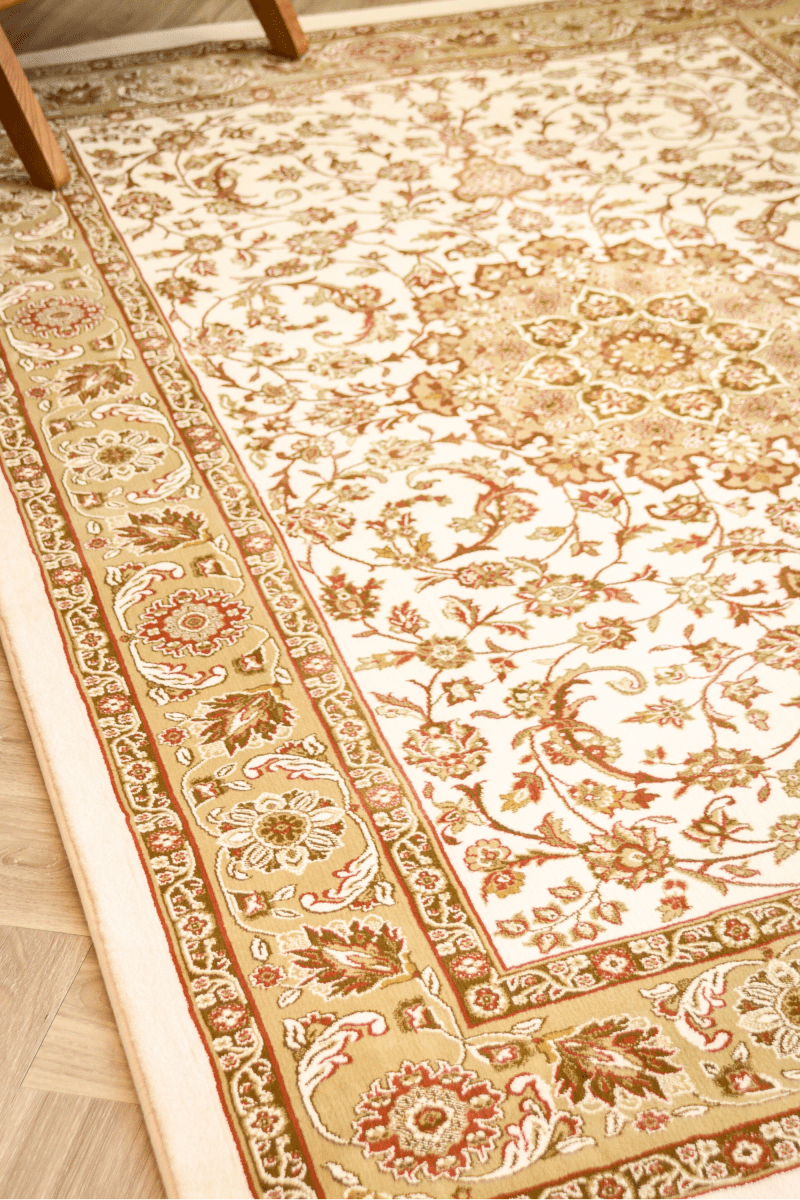 Tapis Majesté Or Blanc | Ankara | Série Royal Persian