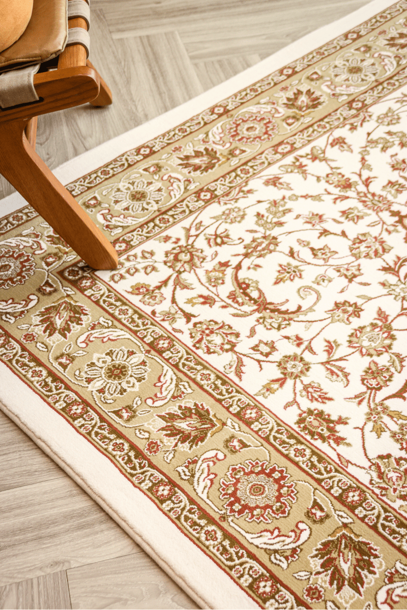 Tapis Majesté Or Blanc | Ankara | Série Royal Persian