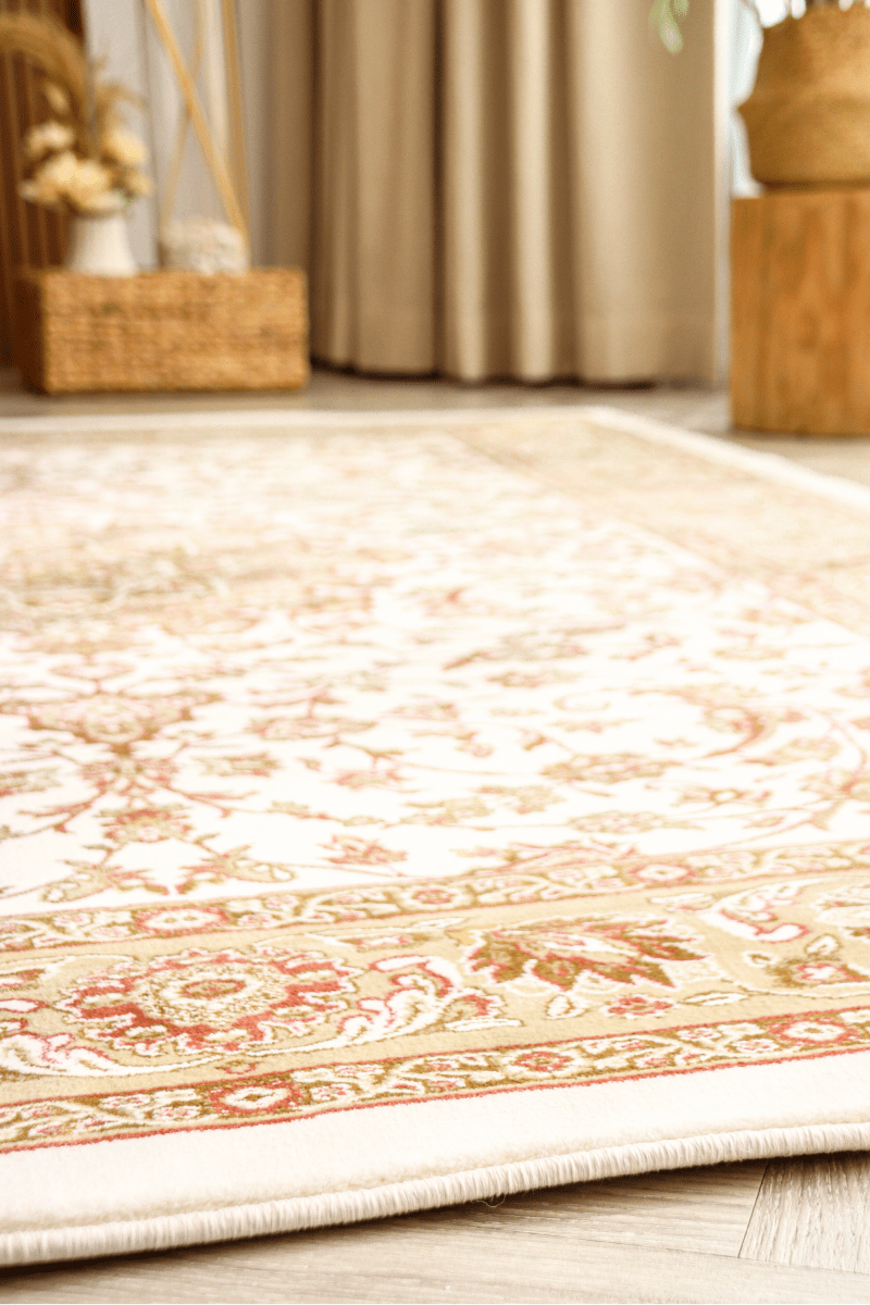 Tapis Majesté Or Blanc | Ankara | Série Royal Persian